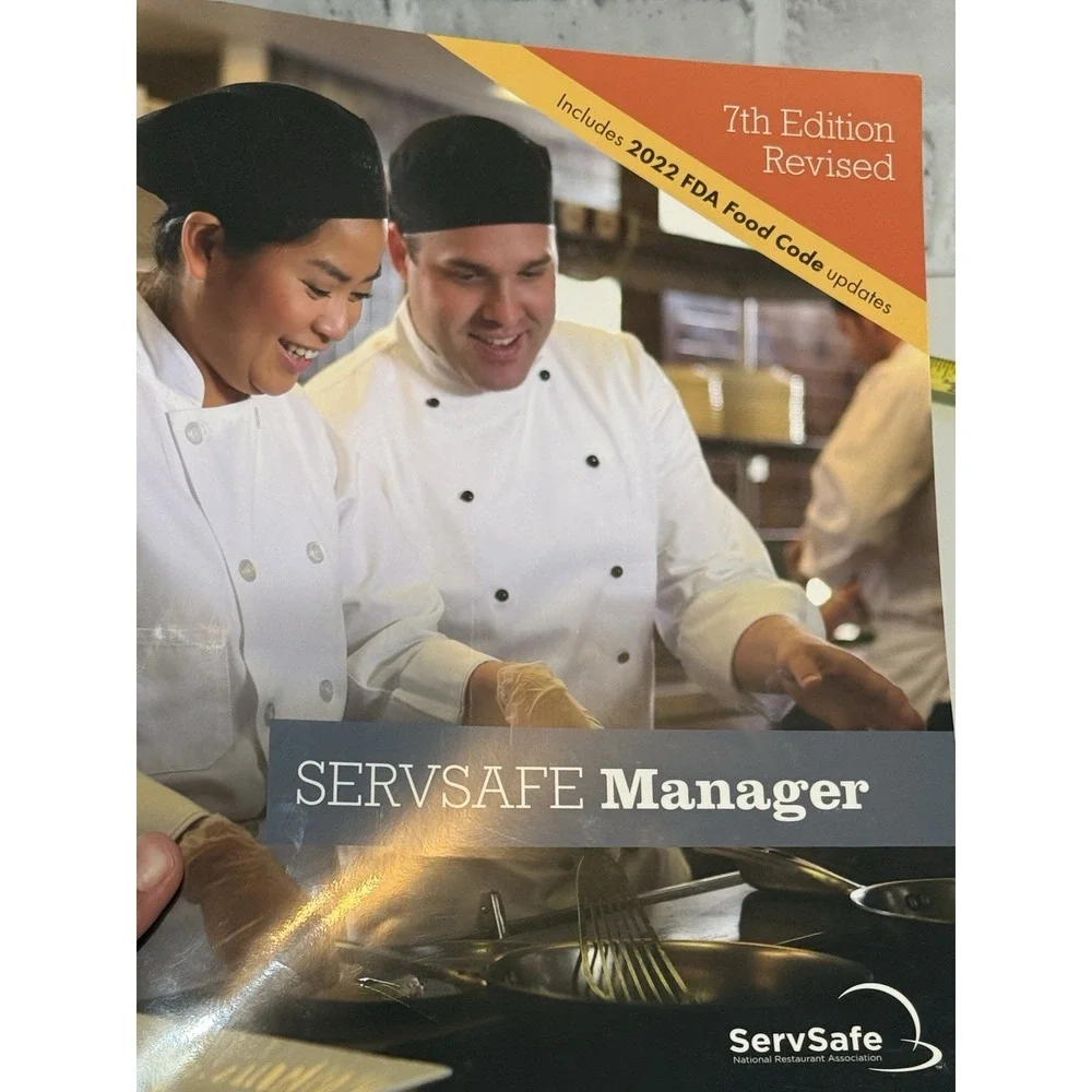 ServSafe Manager 7th Edition Revised 2022 FDA Food Code Training Book